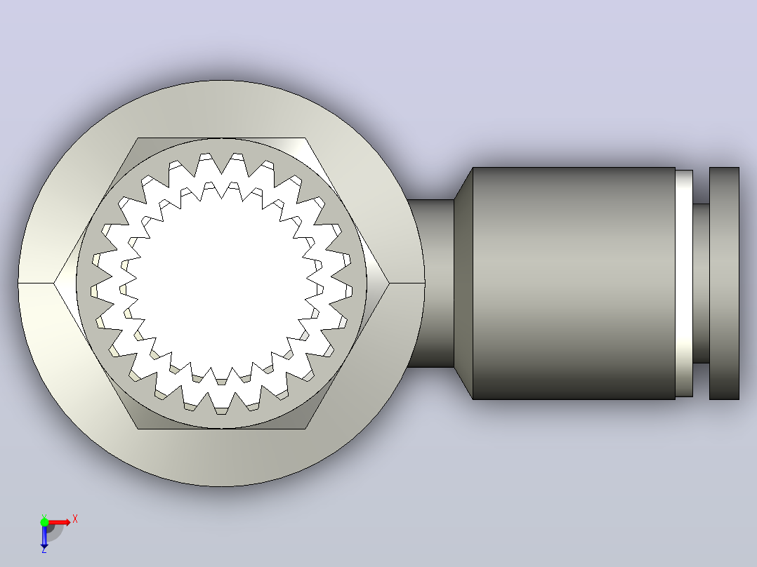 MSE-C(Mini Elbow)塑体插入式管接头[013093202]俯视图