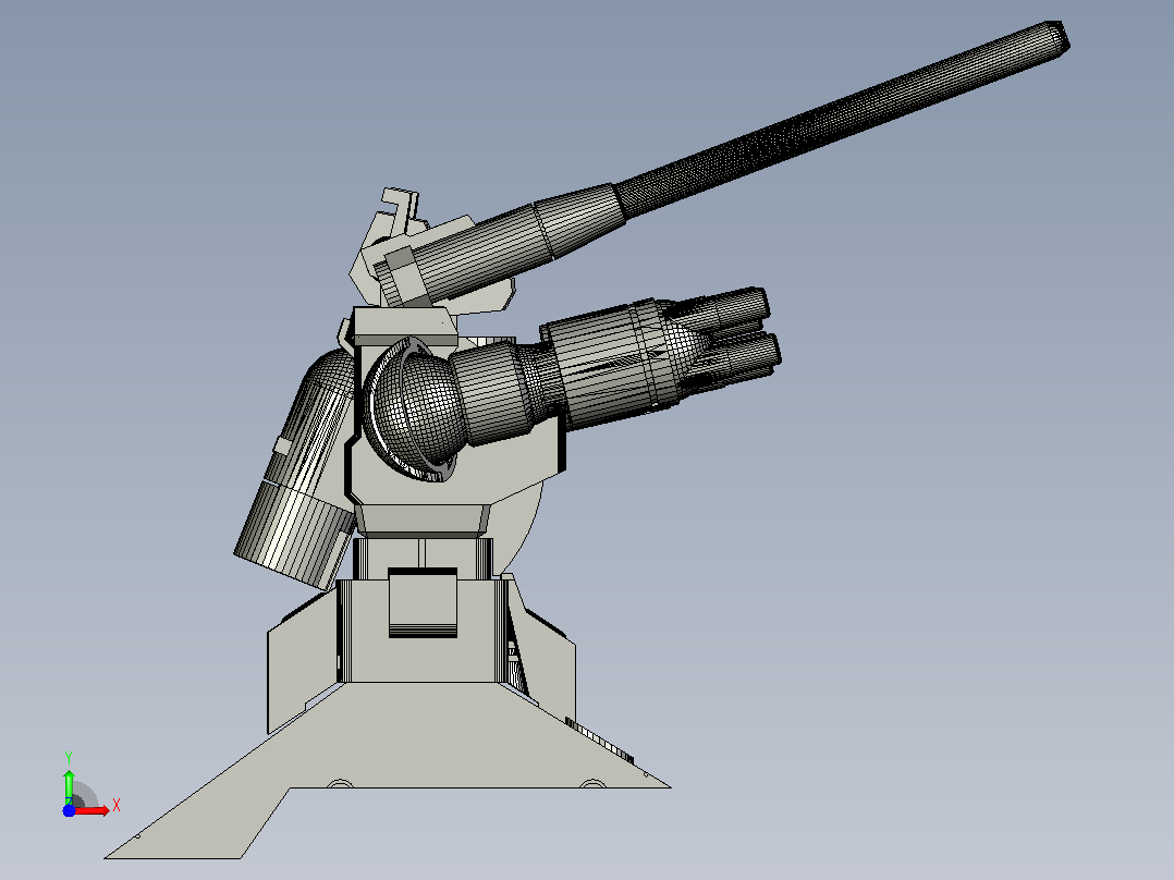 Rx-75风机-自制模型前视图
