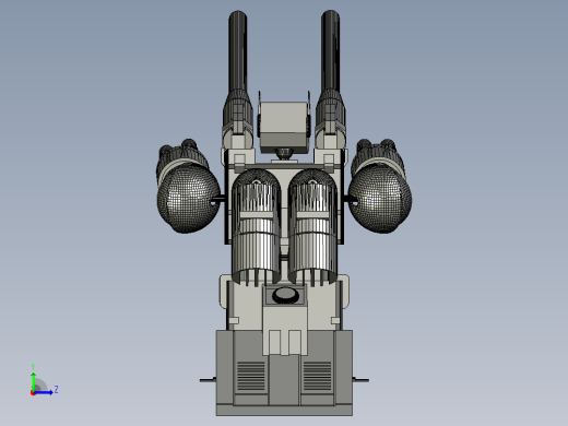 Rx-75风机-自制模型左视缩略图