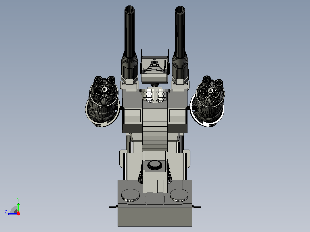 Rx-75风机-自制模型右视图