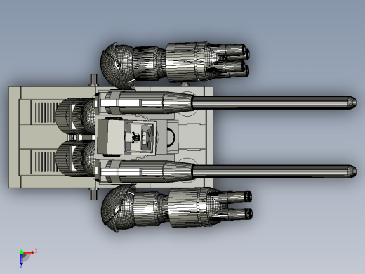 Rx-75风机-自制模型俯视缩略图