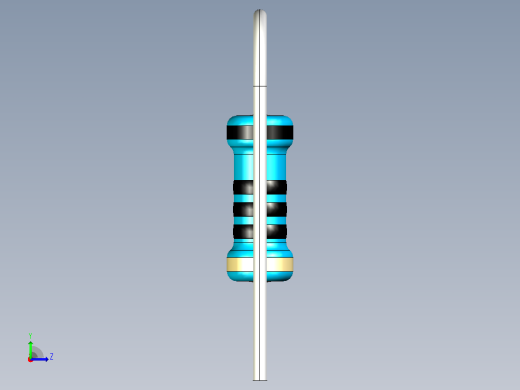 电阻器组RES_AV_0.25W_200mil_0R_1%左视缩略图