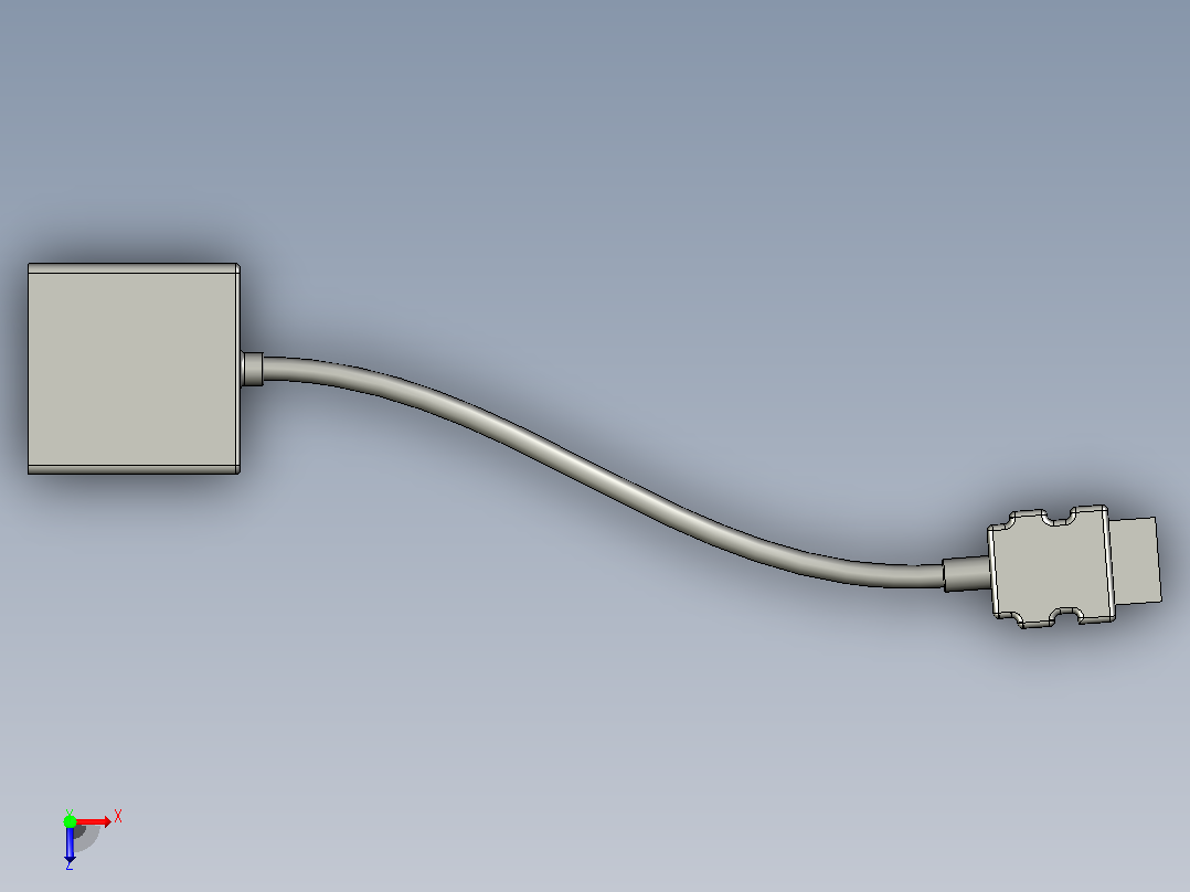 HDMI 转 VGA 转换器俯视图