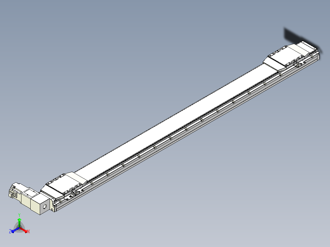 皮带直线轴双滑块型TPA-GCBS-120-P70-L600-DR-M20-N3主视图