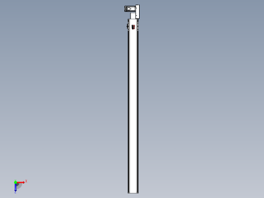 皮带直线轴半封闭可选导轨TPA-HNB-110D-90-L1650-ML-C-P40-N3俯视缩略图
