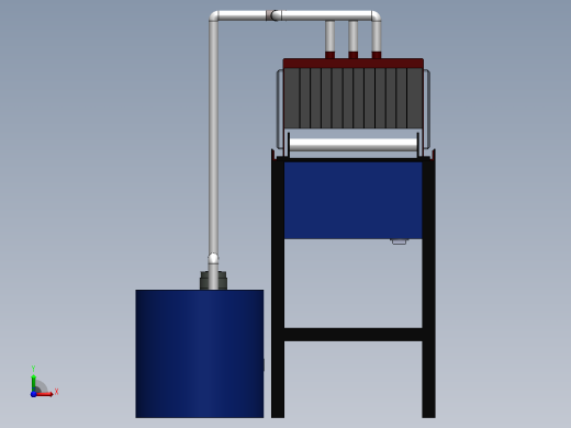 HVAC过滤器清洁机_ HVAC过滤器洗衣机前视缩略图