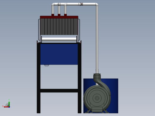 HVAC过滤器清洁机_ HVAC过滤器洗衣机后视缩略图