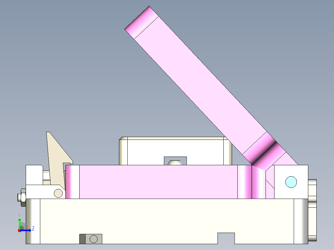压装治具工装31左视图
