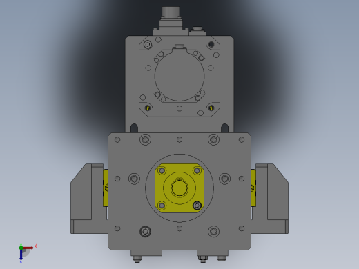 研磨升降旋转机构俯视缩略图