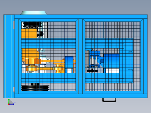 空气弹簧疲劳试验台step左视缩略图