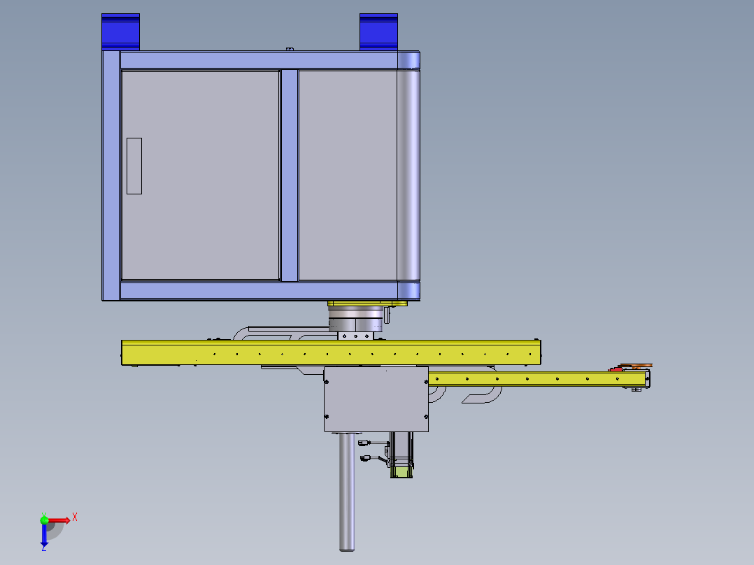 F949 冲床自动上下料机械手俯视图