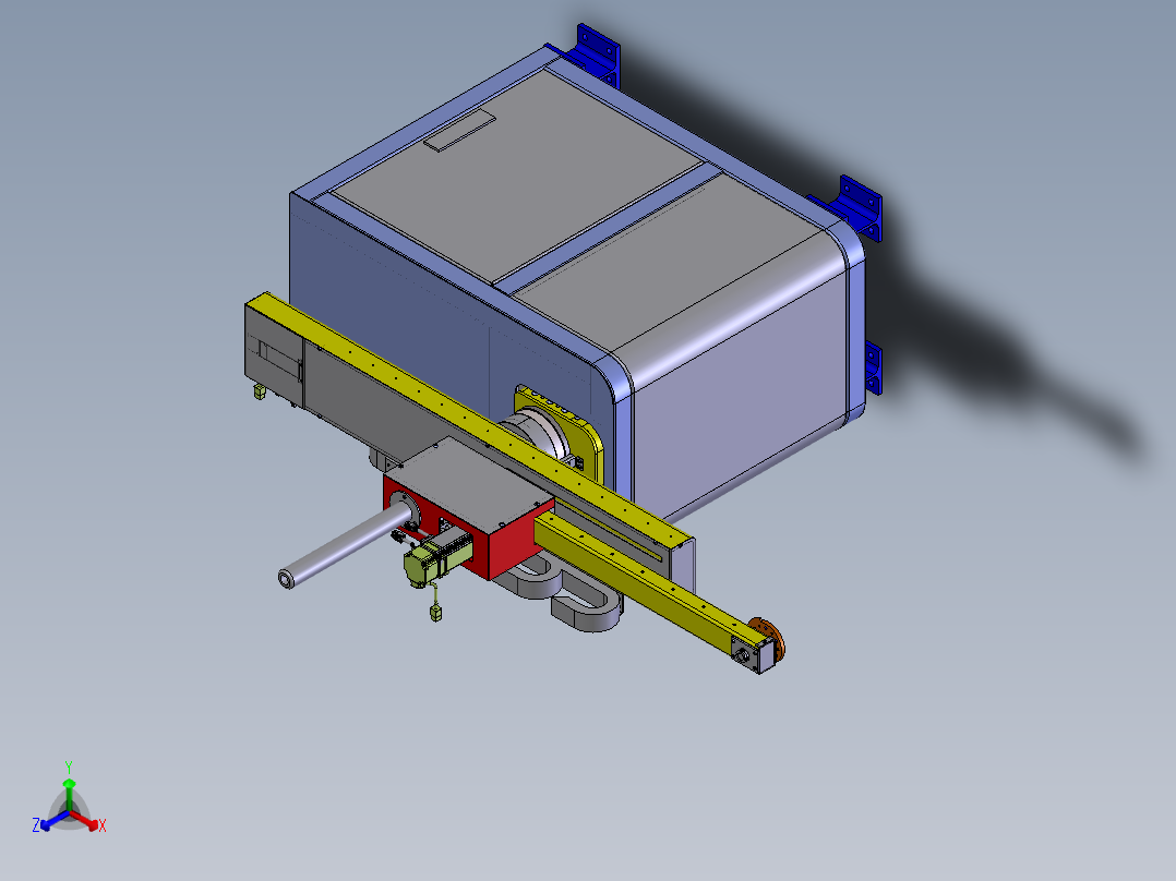 F949 冲床自动上下料机械手正等轴测图