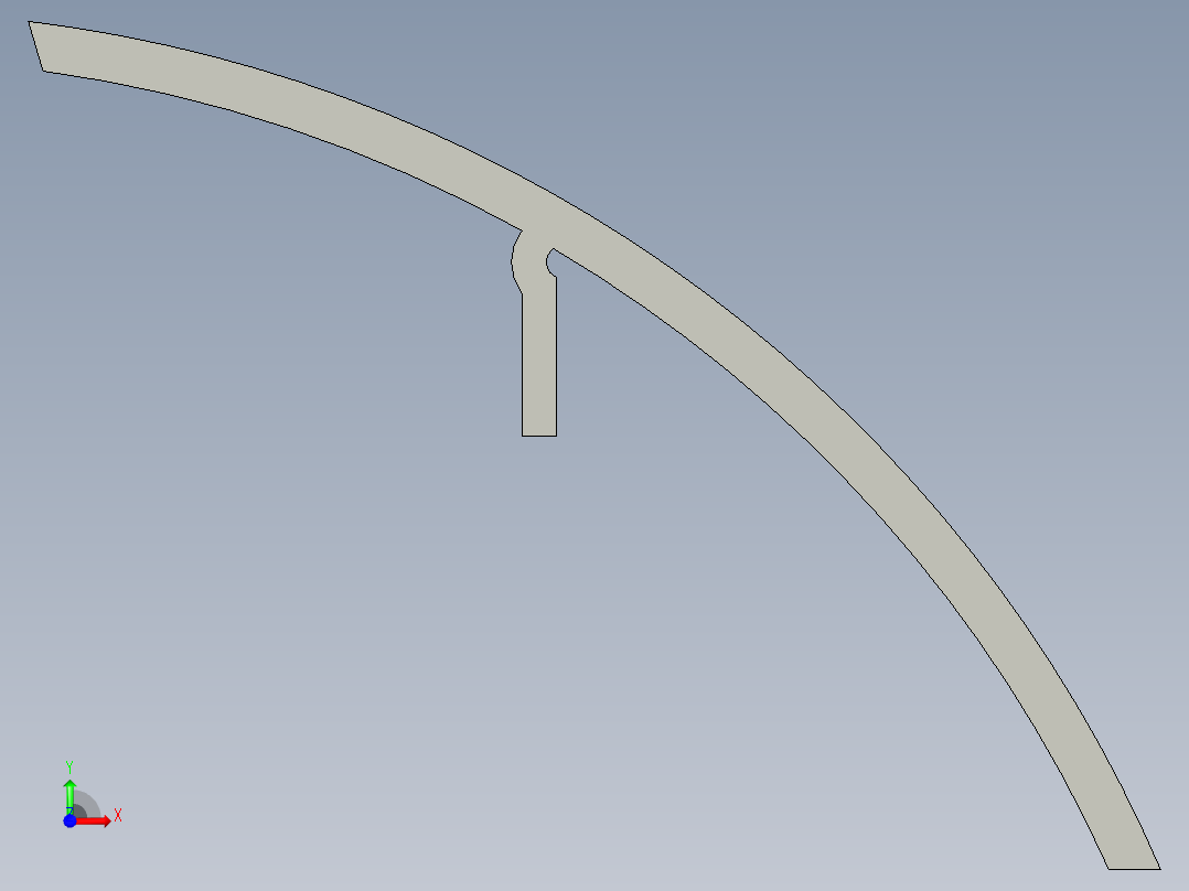 碾轮式混砂机刮板优化设计前视图