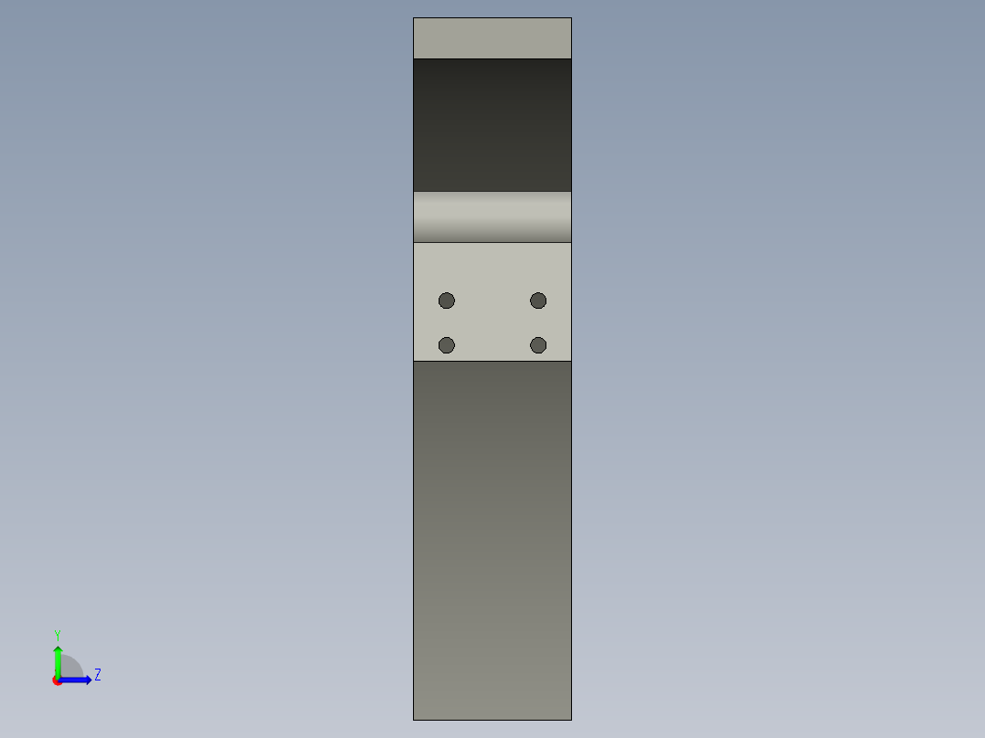 碾轮式混砂机刮板优化设计左视图