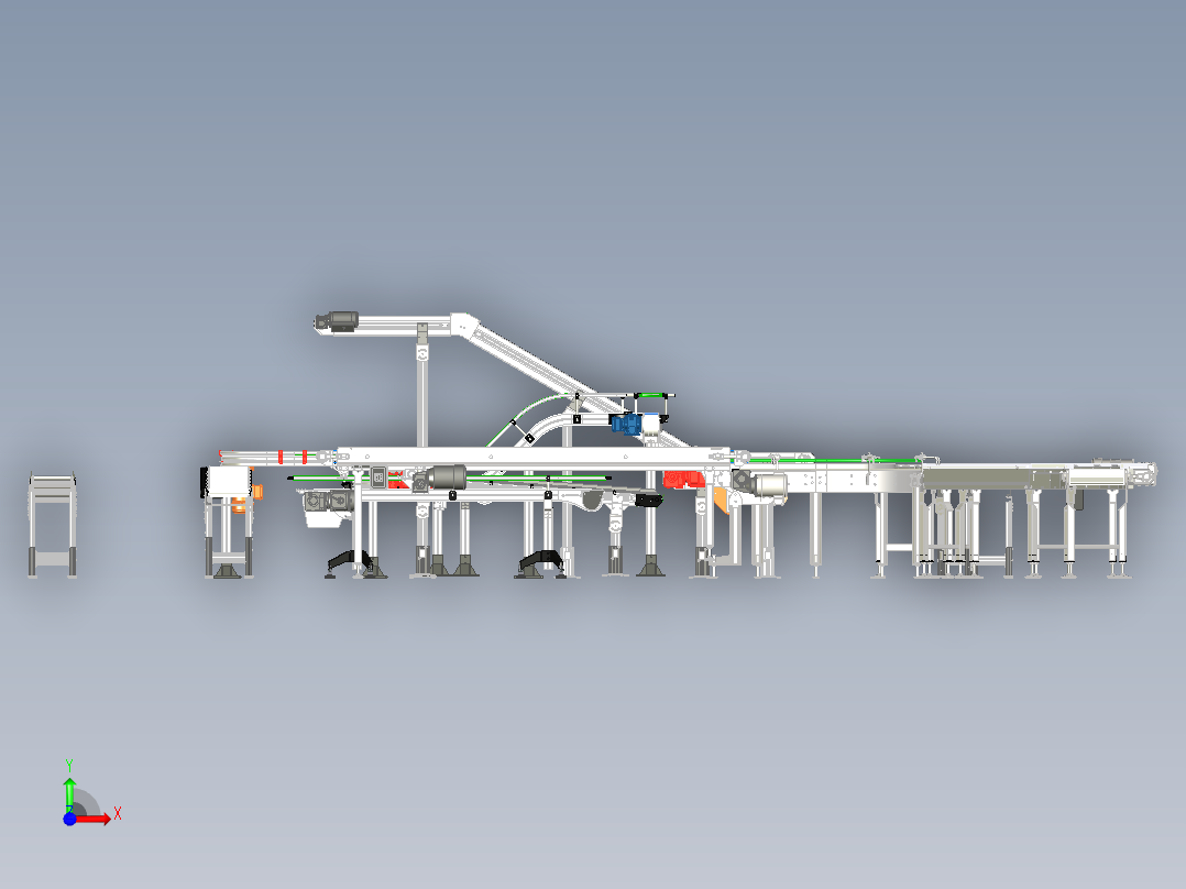 常用输送线前视图