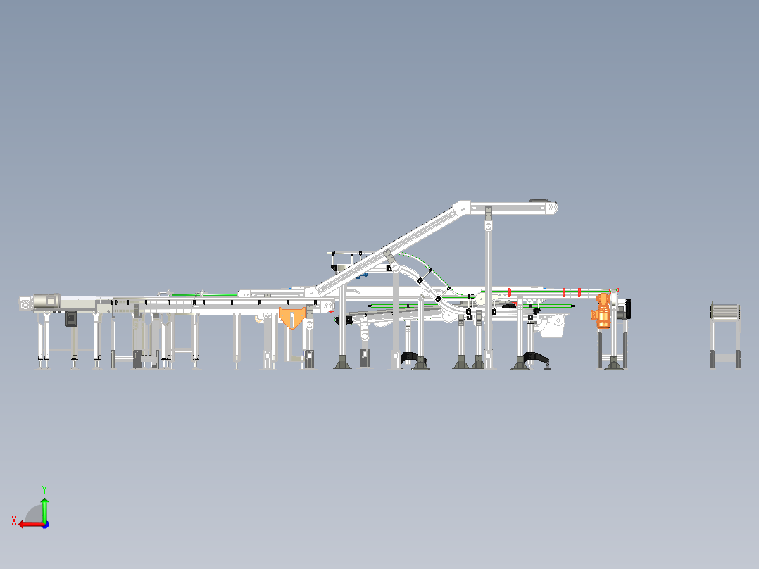 常用输送线后视图