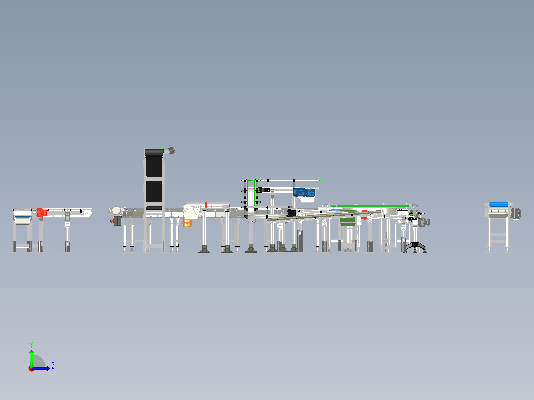 常用输送线左视图