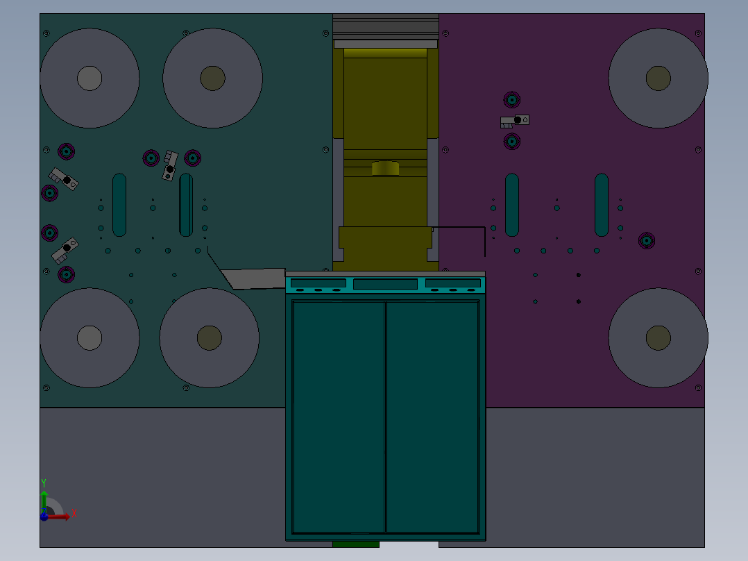 电子标签行业设备前视图