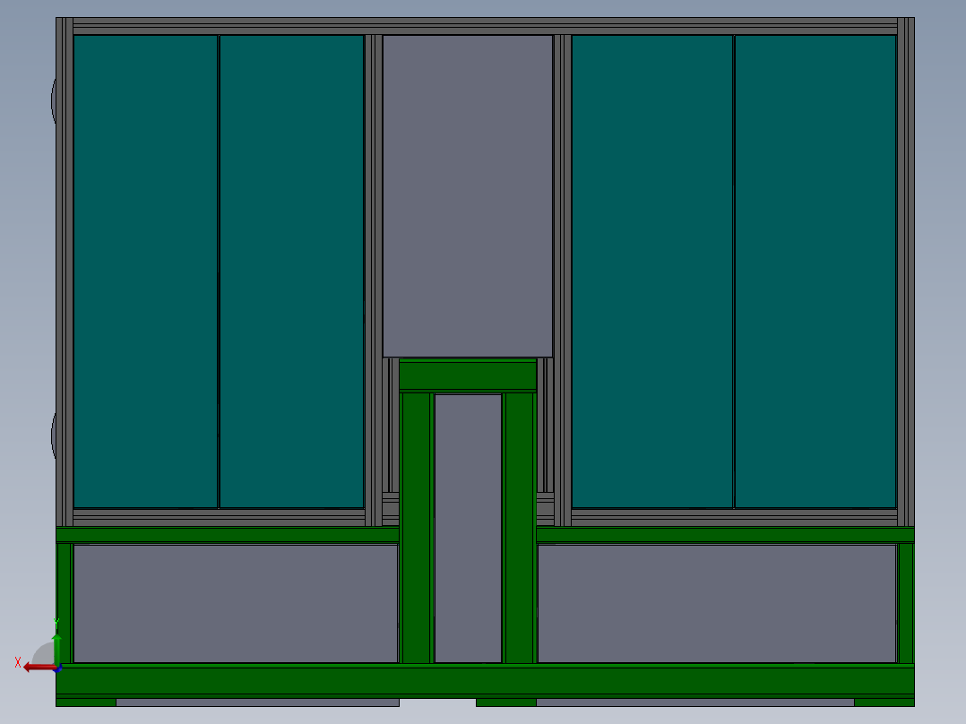 电子标签行业设备后视图