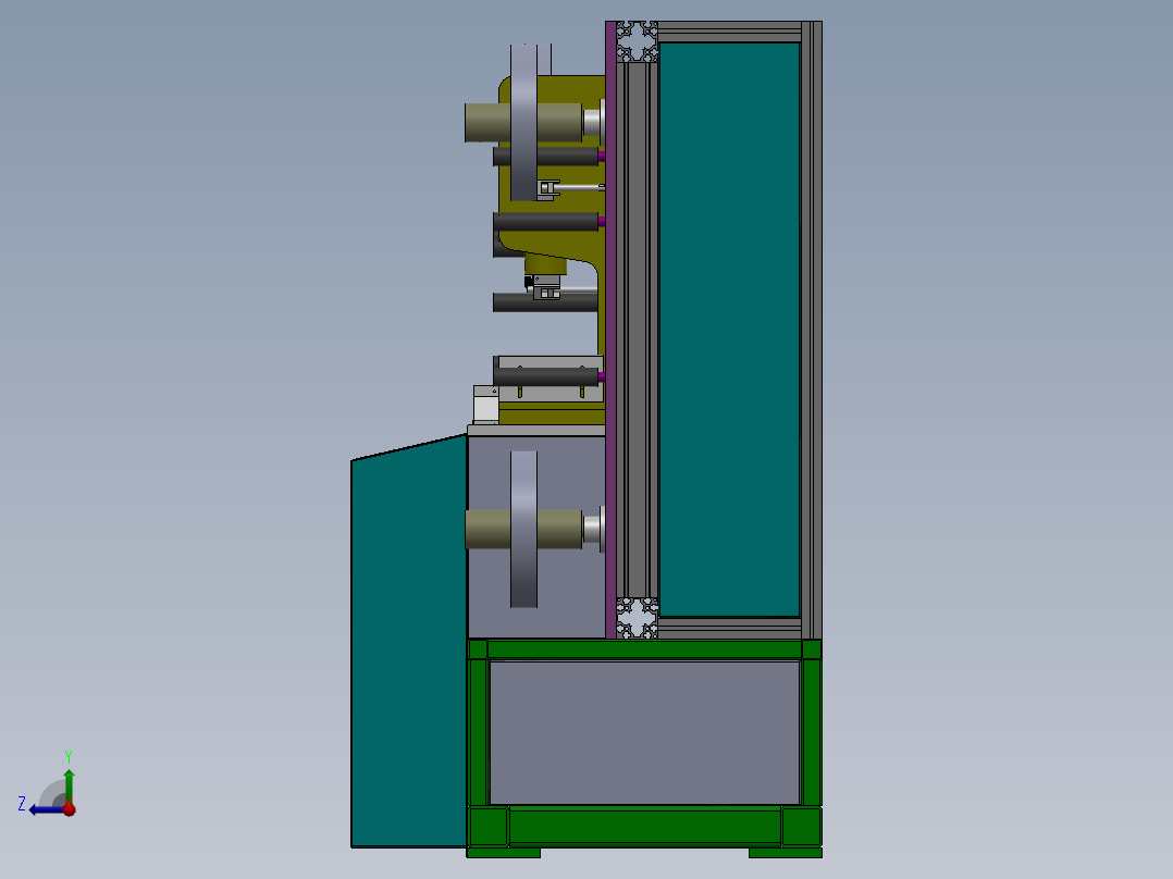 电子标签行业设备右视图