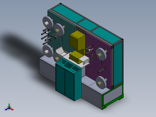 电子标签行业设备正等轴测缩略图