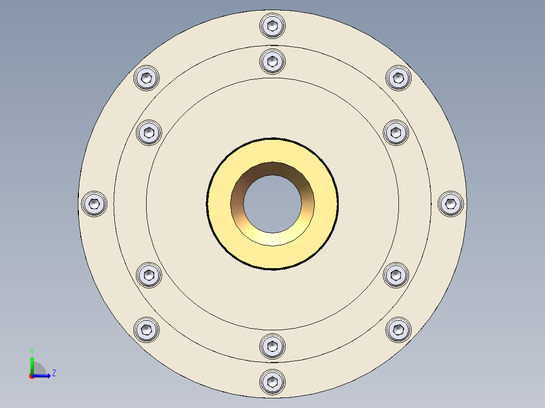 高速切削机床电主轴结构设计（含三维SolidWorks及CAD图纸+说明）左视图