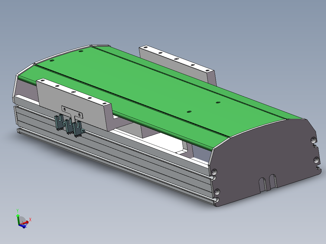 MTH丝杆半封闭模组MTH22-M-750WB主视图