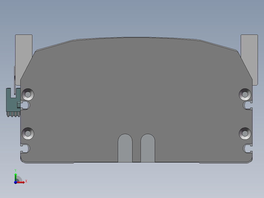 MTH丝杆半封闭模组MTH22-M-750WB前视图