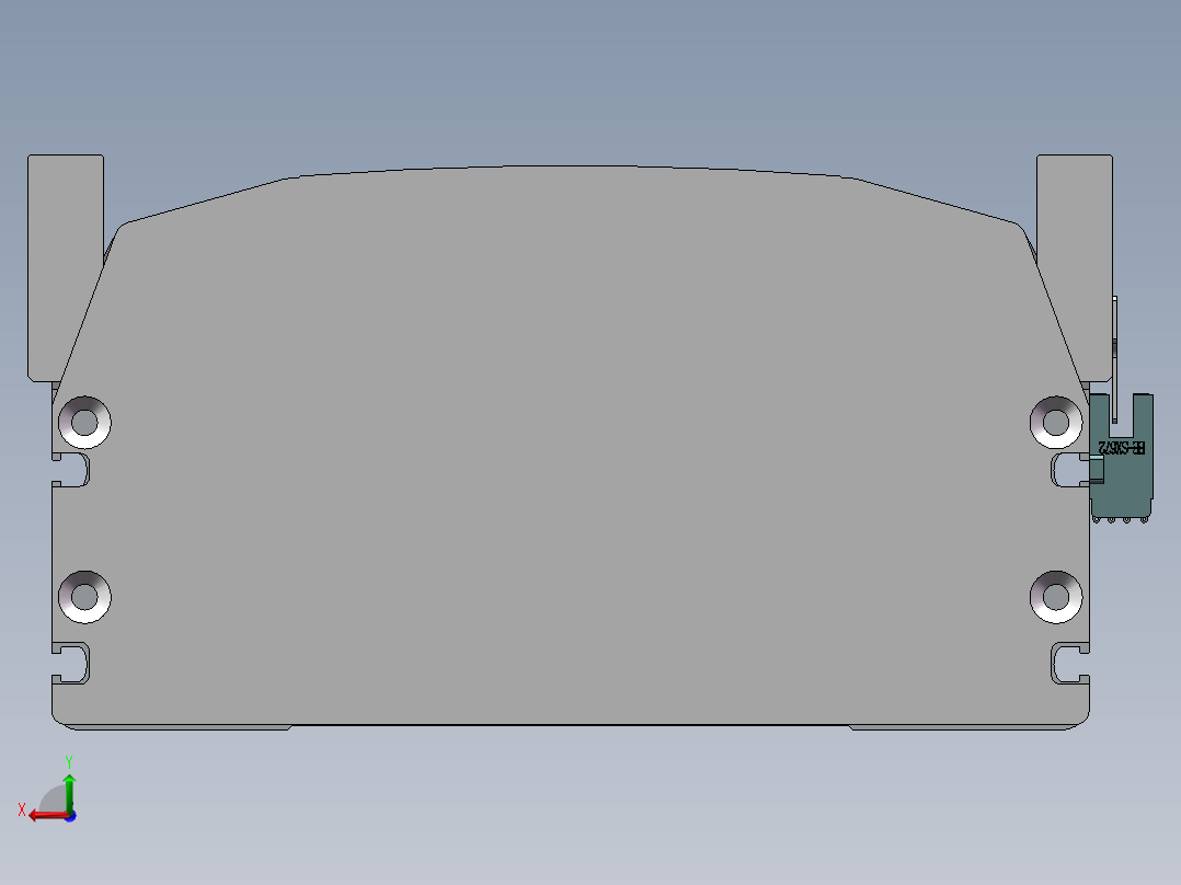 MTH丝杆半封闭模组MTH22-M-750WB后视图