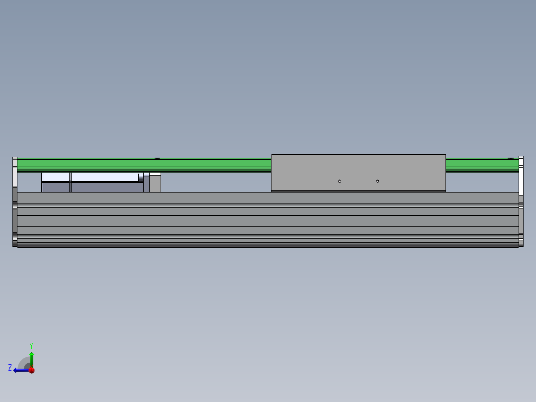 MTH丝杆半封闭模组MTH22-M-750WB右视图