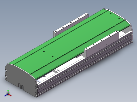 MTH丝杆半封闭模组MTH22-M-750WB正等轴测缩略图