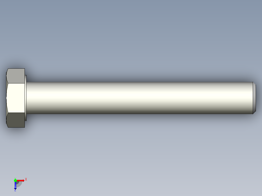 螺钉-DIN_931-M12x1.75x85_19.stp俯视图