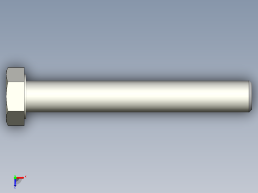 螺钉-DIN_931-M12x1.75x85_19.stp俯视缩略图