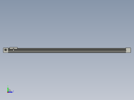 威洛博直线电机模组EB6-L140-S1750-光轴左视缩略图