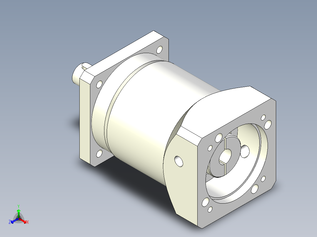 直齿PLF120-L2-LC 19-95-115-M8.stp主视图