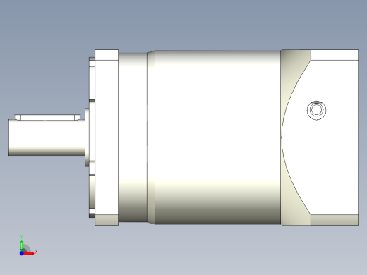 直齿PLF120-L2-LC 19-95-115-M8.stp前视缩略图