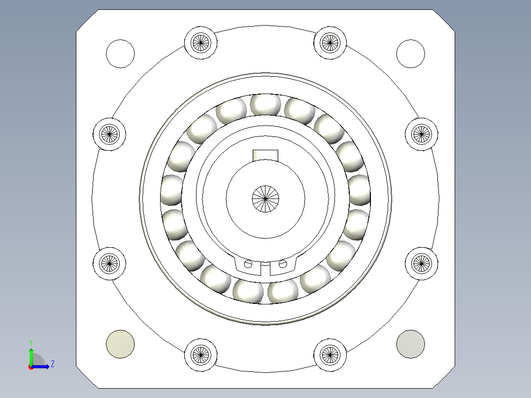 直齿PLF120-L2-LC 19-95-115-M8.stp左视图