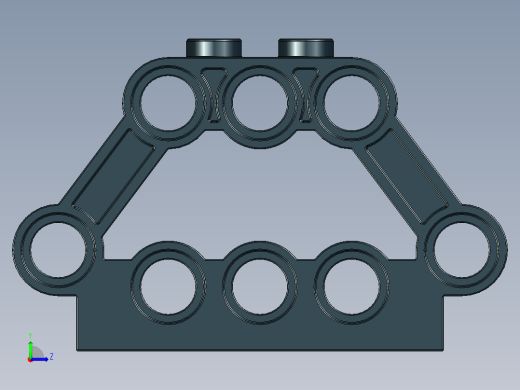 气缸电机-32333 Black Technic Engine Block 1 x 5 x 3左视缩略图