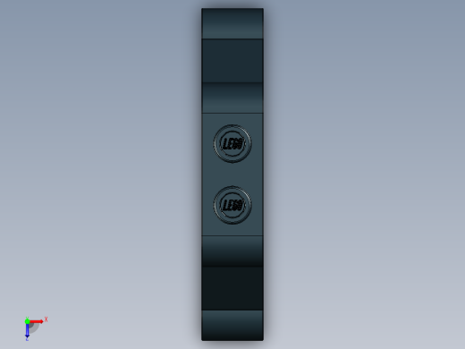 气缸电机-32333 Black Technic Engine Block 1 x 5 x 3俯视缩略图