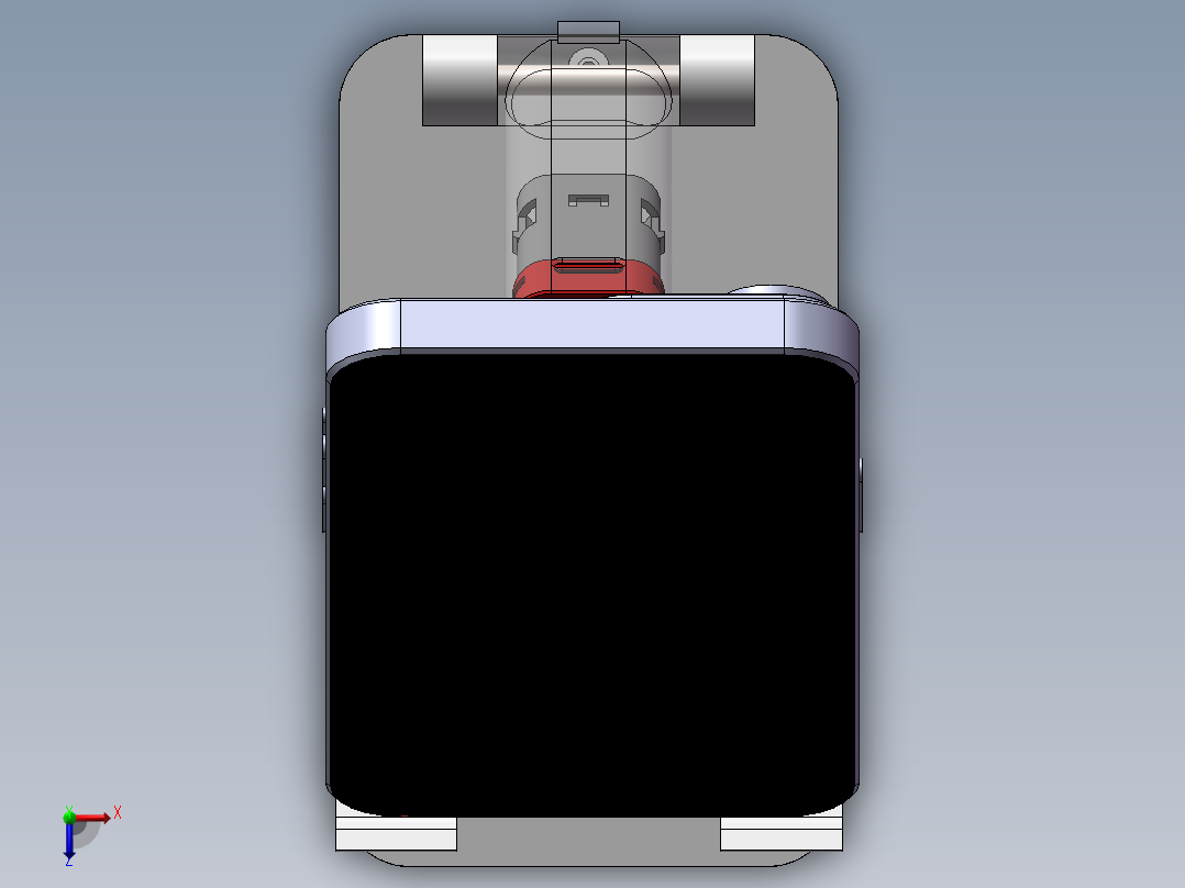折叠手机支架俯视图