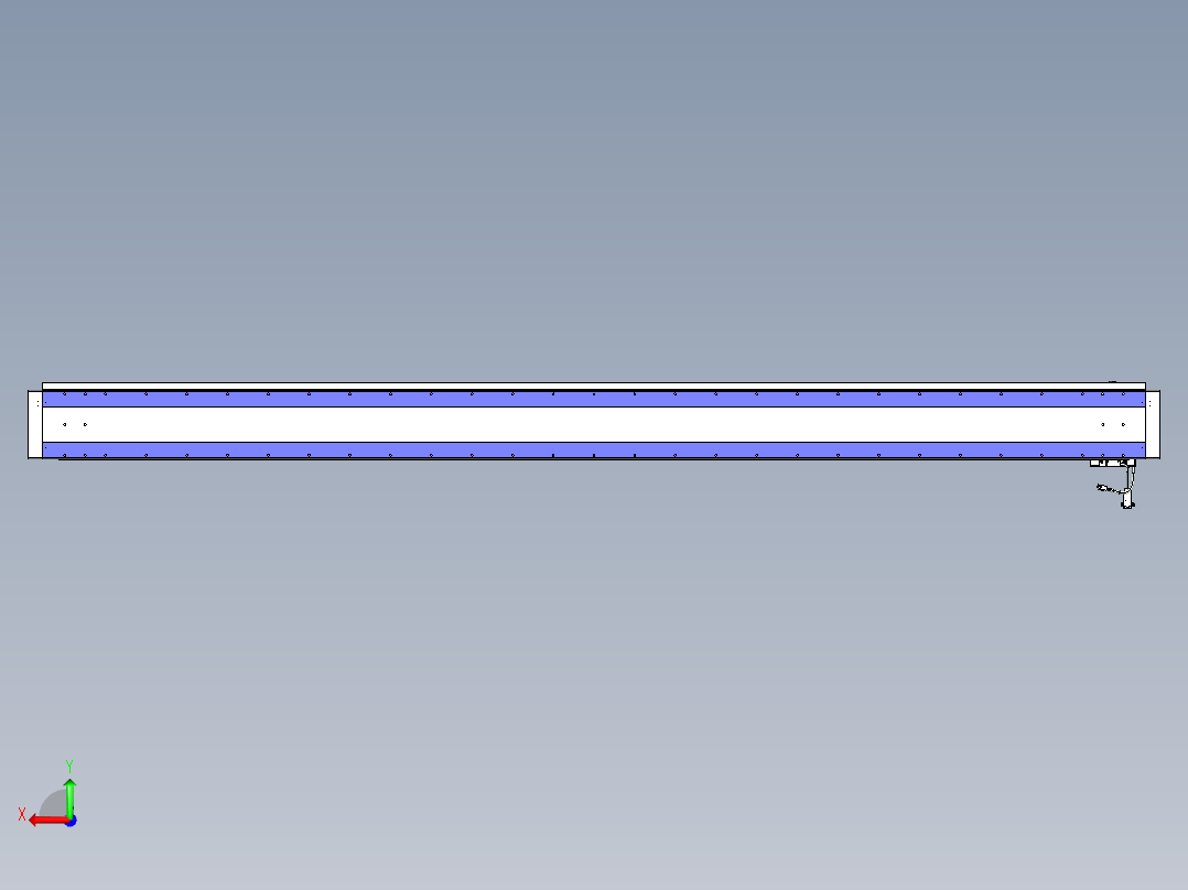 威洛博VL系列直线电机模组-VL17E1-S2550后视图