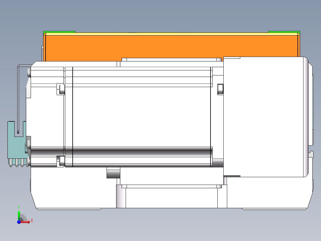 MCB同步带全封闭MCB17-R-400W前视图