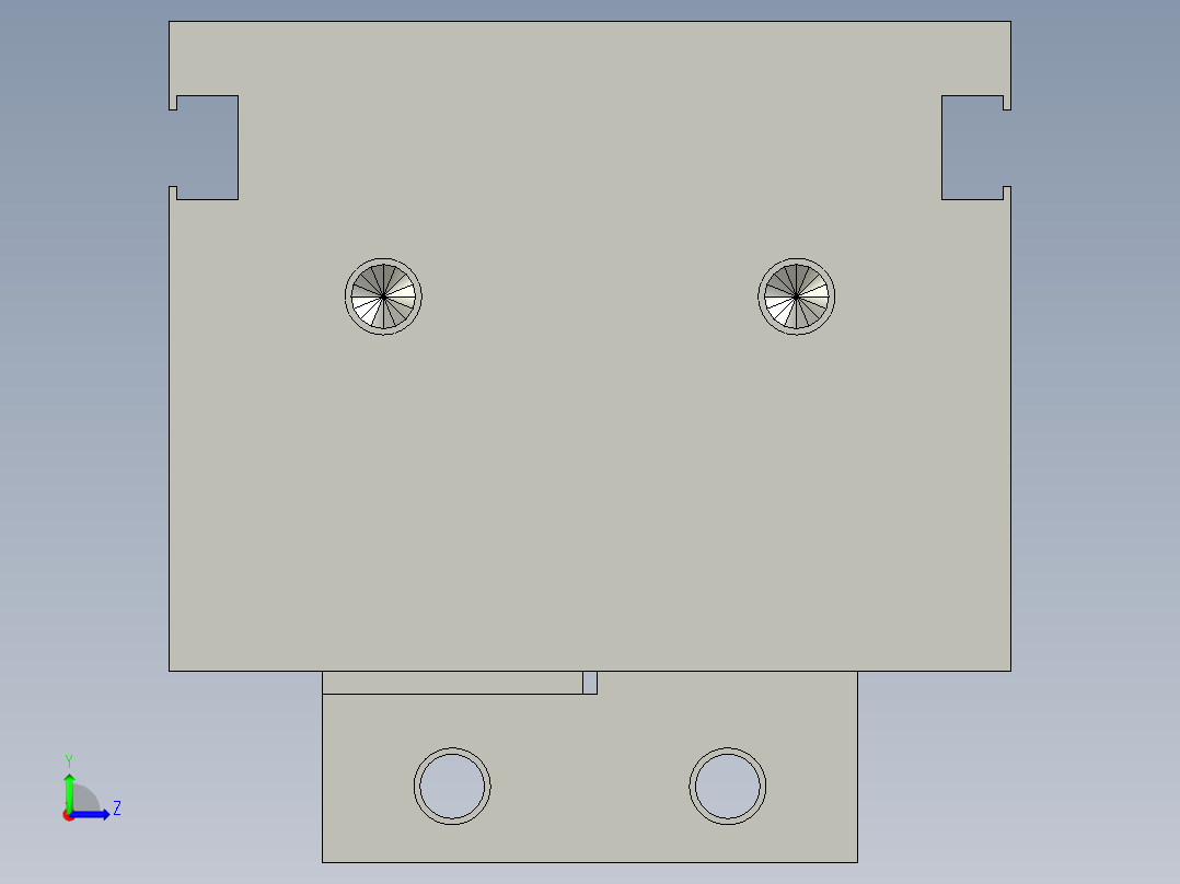 普通气爪PH08-20左视图