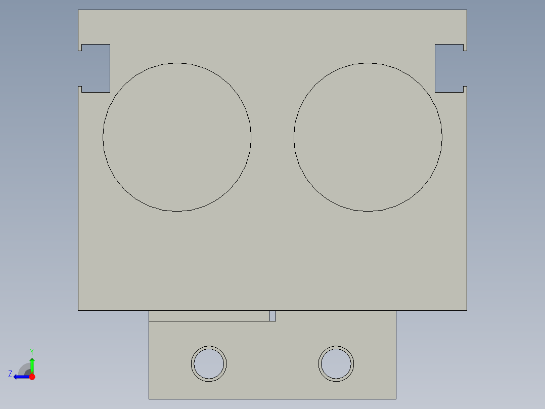 普通气爪PH08-20右视图