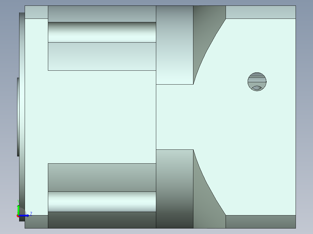 直齿孔PLX240-L1 35-114.3-200-M12.stp左视图