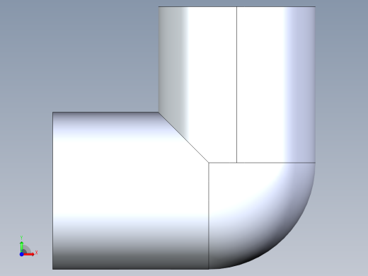 聚氯乙烯配件05-Sch80_90Elbow_SxS_806-002_0.25in前视缩略图