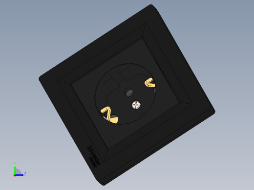 施耐德电气Asfora插座左视缩略图