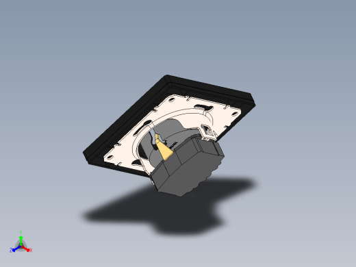 施耐德电气Asfora插座正等轴测缩略图