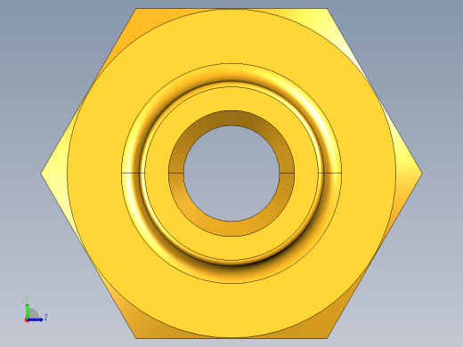 水管接头Hose Nut Reducer 95GH-12-2左视缩略图