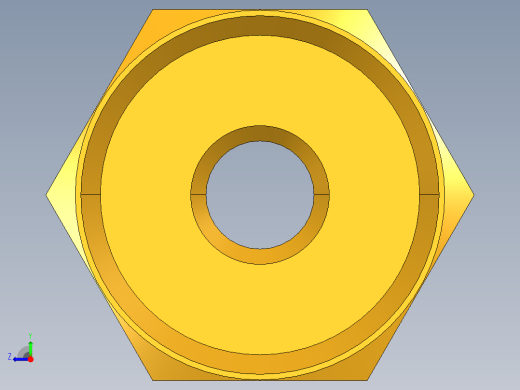 水管接头Hose Nut Reducer 95GH-12-2右视缩略图